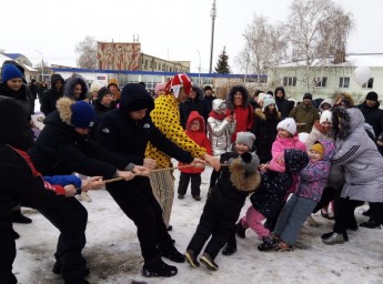 
Лысогорцы проводили зиму
