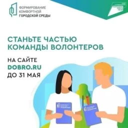 
​Приглашаем волонтеров поучаствовать в организации Всероссийского голосования за объекты благоустр