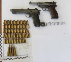 
Сборщик лома обнаружил на территории Калининского района немецкое оружие военных лет
