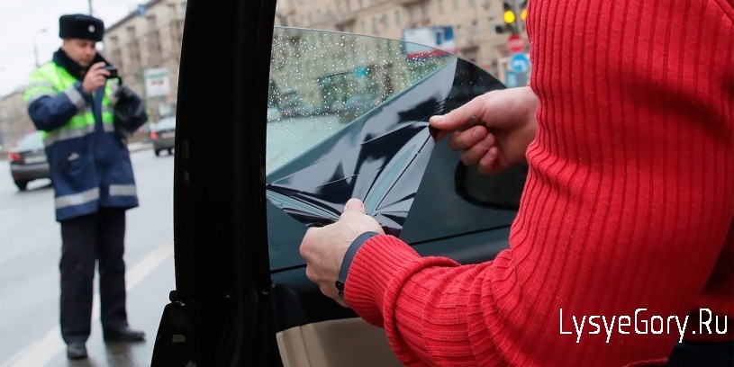 
Тонированных с нарушением автомобилей быть не должно
