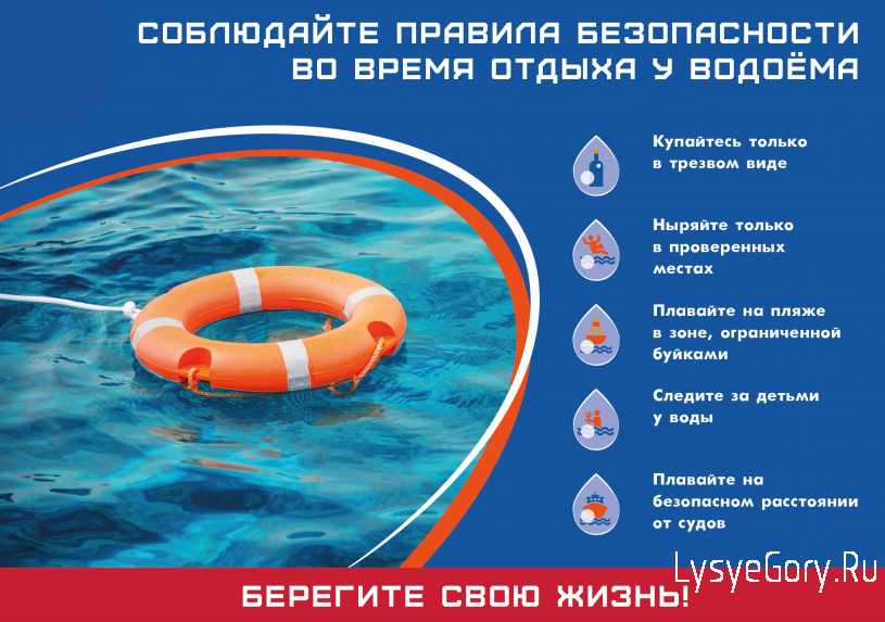 Правила безопасного поведения на воде
Правила безопасного поведения на воде