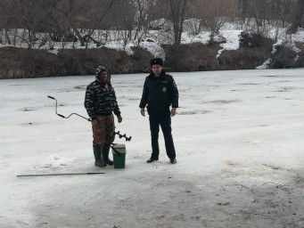 
Профилактические рейды по местам выхода на лед
