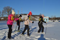 Сотрудниками центра социальной защиты населения проведены соревнования по лыжным гонкам