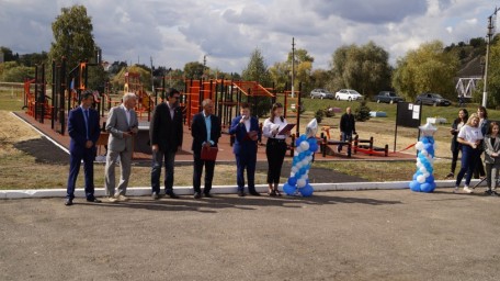 20 сентября в Лысых Горах состоялось торжественное открытие площадки для выполнения нормативов компл